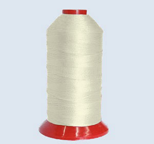 Filati in poliestere 100% alta tenacità colore paglia Filati in poliestere 100% alta tenacità colore paglia