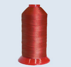 Filati in poliestere 100% alta tenacità colore rubino Filati in poliestere 100% alta tenacità colore rubino
