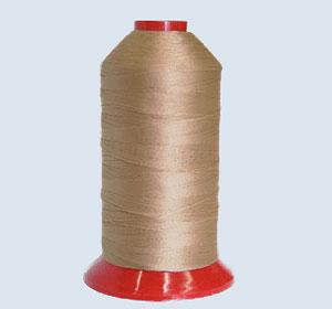 Filati in poliestere 100% alta tenacità colore ruggine Filati in poliestere 100% alta tenacità colore ruggine