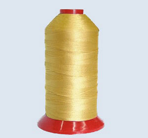 Filati in poliestere 100% alta tenacità colore giallo Filati in poliestere 100% alta tenacità colore giallo