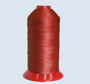 Filati in poliestere 100% alta tenacità colore fiamma Filati in poliestere 100% alta tenacità colore fiamma