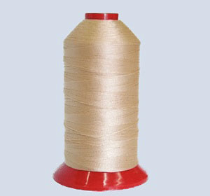 Filati in poliestere 100% alta tenacità colore canapa Filati in poliestere 100% alta tenacità colore canapa