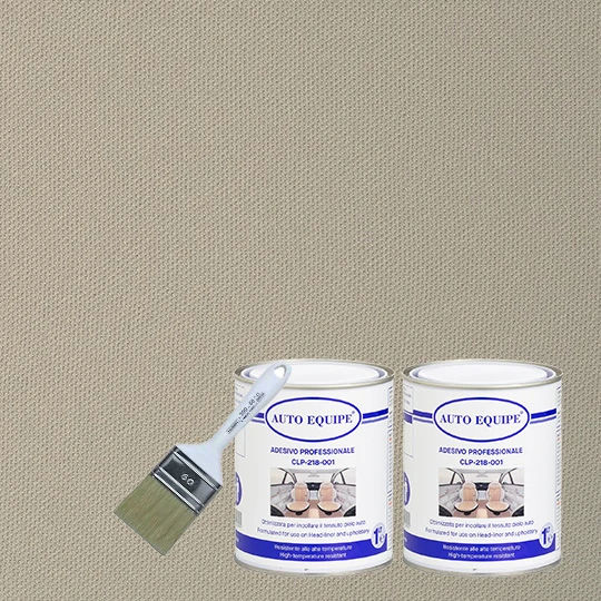 Kit professionale per tetto auto in tessuto color polvere, bielastico e facile da installare