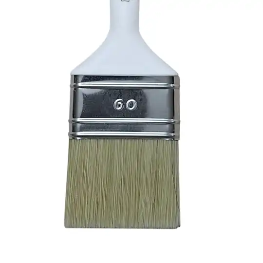 Vista delle setole del pennello